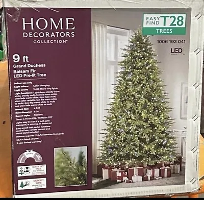 9ft Grand Duchess Full Balsam Christmas Tree 3400 Lights T28 Fast Ship • $1150