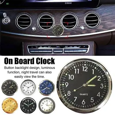 Car Clock Mini Luminous Stick-On Digital Watches Clock 2024 For Vehicle • $2.08