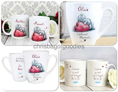 PERSONALISED NOVELTY Message ME TO YOU LOVE MUG Gift For Lovers Him Her Romantic • £20.99