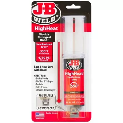 $26.95 • Buy JB Weld High Heat Epoxy Adhesive Temperature Resistant Repair  Glue J-B 50197