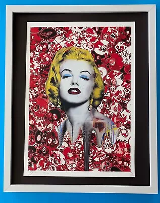 Death NYC Large Framed 16x20in Pop Art Original Graffiti COA Marilyn Monroe • $250