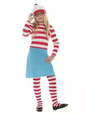 Licensed Where’s Wheres Wally Wenda Wendy Costume Child 7-9 Years Kids Book Week • $30