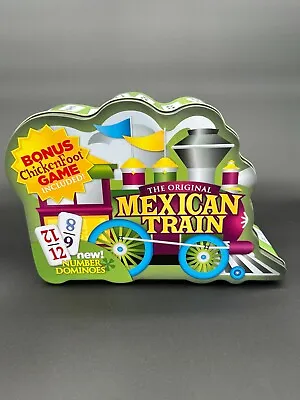 The Original MEXICAN TRAIN Dominoes 2003 Plus Chicken Foot Game • $24.95