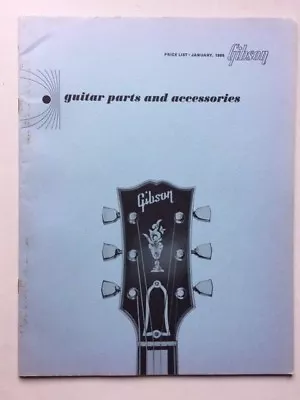 $44.88 • Buy Gibson- RARE- Orig1965 Guitar Parts & Accessories 28pg Price List From Kalamazoo