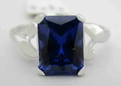 AAA LAB TANZANITE 1.68 Cts RING 10K WHITE GOLD - New With Tag • £0.80