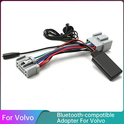 Car Audio Bluetooth Compatible Receiver Adapter Harness Cable+MIC Set For Volvo • $15.99
