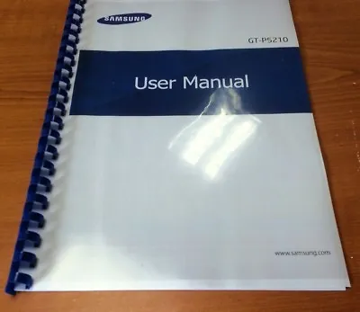 Samsung Galaxy Tab 3 10.1 Gt-p5210 Printed Instruction Manual Guide 102 Pages A5 • £13.99