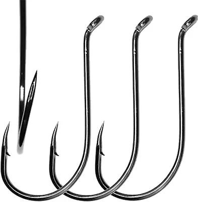 50/100pcs Octopus Fishing Circle Hooks #6-9/0 High Carbon Steel Saltwater Bass • $17.99