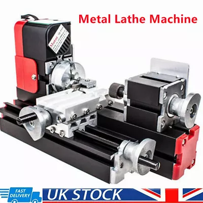 Multi Metal Mini Lathe DIY Wood Model Making Drilling Milling Machine Tools • £172.59