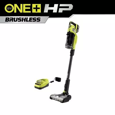 (USED) RYOBI ONE+ HP 18V Brushless Cordless Pet Stick Vacuum Cleaner Kit With 4. • $135.95