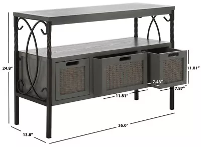 Safavieh JOSHUA MEDIA CONSOLE Reduced Price 2172730899 AMH6532B • $151