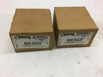 Maurey BK26 Pulley 7/8  Bore Single Groove Lot Of 2  • $30