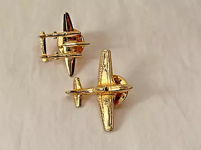 P-51 Mustang And P-38 Lightning Lapel Hat Pins Airshow Warbird Vintage Military • $9