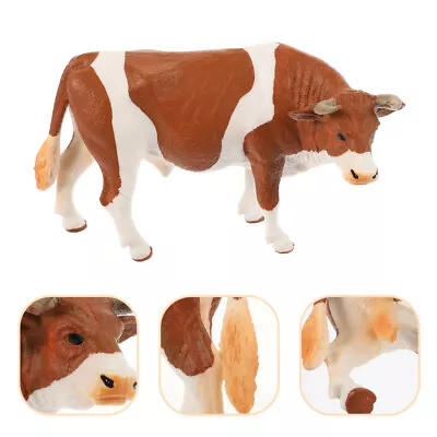  Cow Model Pvc Realistic Figurines Home Decoration Animal Models • £11.68