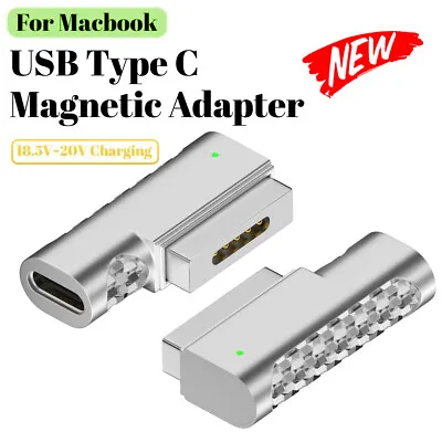 Type C To For Magsafe2 USB C Adapter Magnetic Plug Converter For MacBook Air/Pro • £5.99