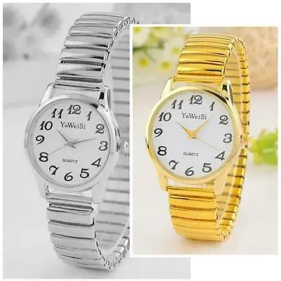 Unisex Wrist Watches Quartz Watch Expandable Stretch Ladies Band Gents O Prof • $12.55