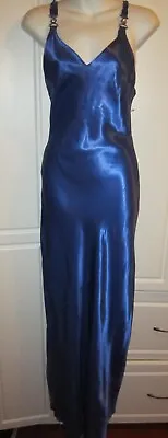 Vintage Women Juniors Donna By Antonio Enne Long Silky Purple Evening Gown 3/4 • $29.99