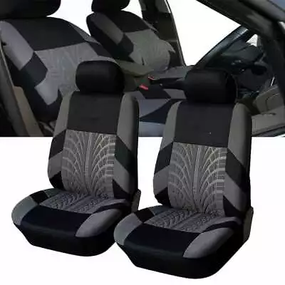 For Chevrolet 2-Seats Car Seat Covers Polyester Cloth Front Protector Cushion US • $28.99