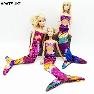 Handmade Cosplay Doll Dress For 11.5in Doll Clothes Fashion Mermaid 1/6 Kids Toy • $3.94