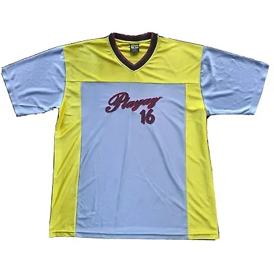 Vintage Pure Playaz Mens Yellow T-Shirt Top Size XL Hip Hop Streetwear 90s 2000s • $29.95