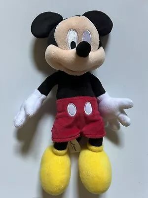 Disney Small Mickey Mouse Plush Stuffed Animal Toy 10” EUC • $3