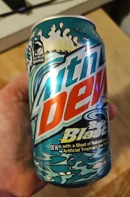 One (1) 12 Oz. Can Mountain Mtn Dew Baja Blast 20th Anniversary Can YUMMY • $2