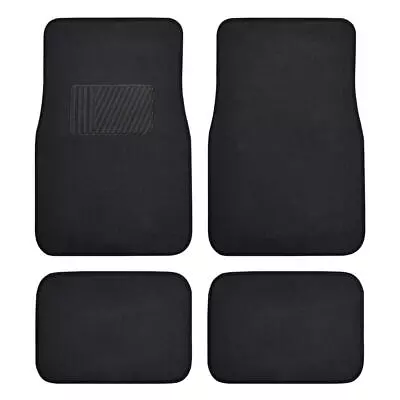 $19.99 • Buy Black 4pcs Carpet Floor Mats Liners For Car SUV Auto SUV Van Motors Full Set