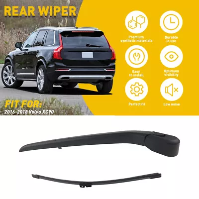 Rear Wiper Blade And Arm For 2016-2018 Volvo XC90 Back Window Windshield Wiper • $11.49