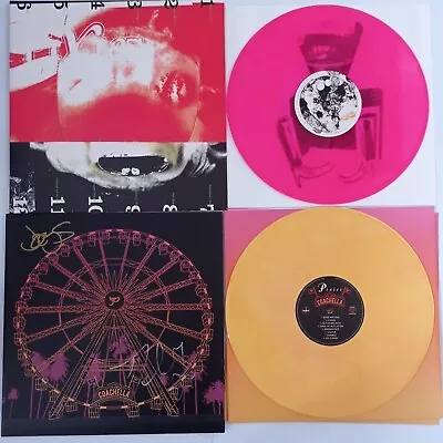 Pixies Head Carrier Pink Vinyl LP & Coachella 2004 Orange 2LP + Signed Print • £49.99