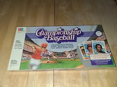 1984 Milton Bradley Championship Baseball Board Game Complete • $20