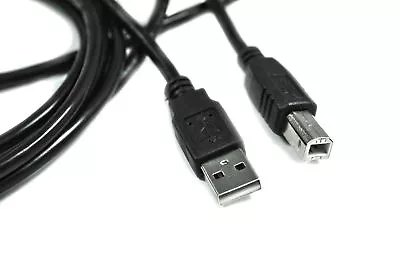 3m USB PC / Data Synch Black Cable Lead For Xerox Phaser 6110 Printer • £4.99