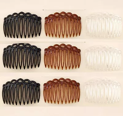 NEW 2 And 4 Pack Plain Side Hair Combs Slides Grips Hair Accessories Hair Do UK • £3.75