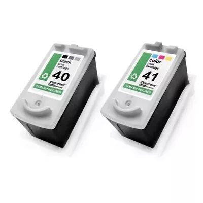 Ink Cartridges Compatible With Canon PG-40 CL-41 XXL Pixma IP 1200 1300 1600 1 • £23.90