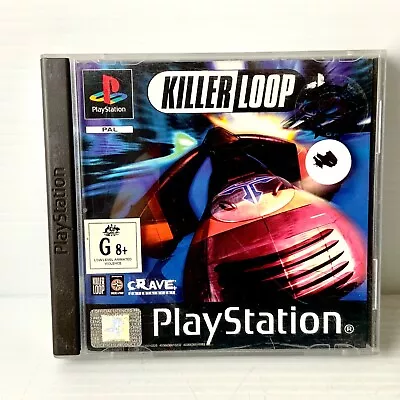 Killer Loop + Manual - PS1 - Tested & Working - Free Postage • $18.88