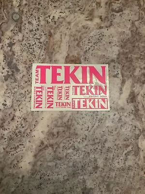 Vintage Tekin Original Pink Decal Sticker Sheet RC Car ESC Receiver RC10 Novak • $20