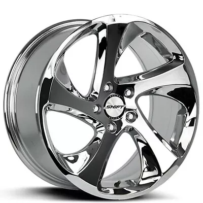 18x8.5  SHIFT WHEELS STRUT CHROME RIMS (S14) • $1019