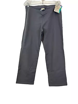 Stonewear Designs Pants Petite L NWT Women’s Tar Gray Organic Cotton 30  Inseam • $19.88