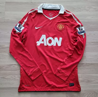 Manchester United Player Issue Spec Match Un Worn 2010-11 Jisung Park Large LS • £26