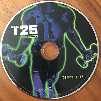 Focus T25 Gamma Replacement DVD: Rip’t Up - Shaun T • $10