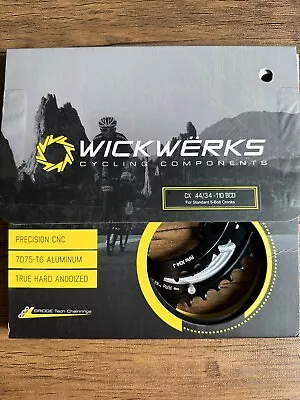 WickWerks CX 44/34 - 110 BCD 5 Bolt Chainrings • $120