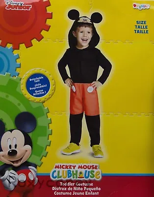 Halloween Disney Junior Mickey Mouse Clubhouse Toddler Costume Size 2T NWT • $24.99