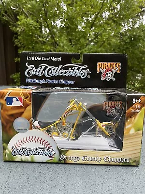 Pittsburgh Pirates Motorcycle Chopper Ertl Collectibles 1:18 Cast Metal 2006 • $29.99