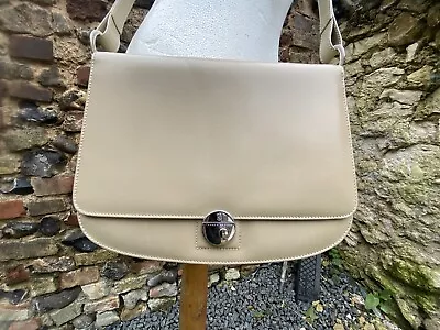 Stunning Genuine Tanner Krolle Calf Leather? Neutral/Beige Saddle Bag… • £70