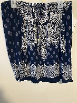 Womens Size Large Bila Skirt Navy New With Tags Clothing • $9.99