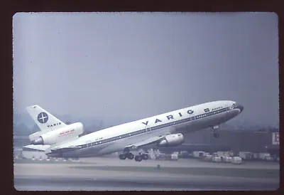 Orig 35mm Airline Slide Varig DC-10-30 PP-VMP [3122] • $4.99