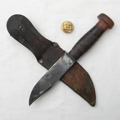 USA Robeson ShurEdge No 20 WW2 USN MK1 Mark I Fighting Knife Original Scabbard • $169.96