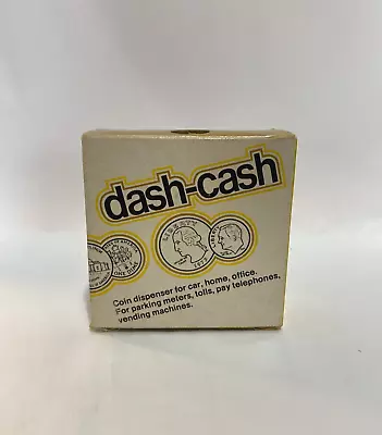 Vintage Dash-cash Coin Dispenser Original Box New Old Stock • $11.69