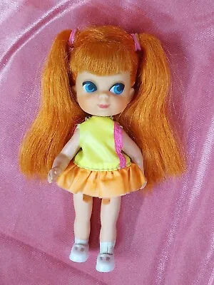 Vintage Mattel 1967 Barbie Tracy Trikediddle Liddle Kiddle Red Hair Doll W/ Bed • $48