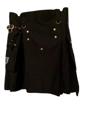 $49.99 • Buy NWOT Damn Near Kilt 'Em Mens' Black Utility Kilt Size Small