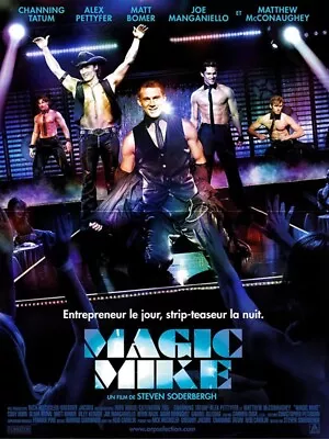 Poster Folded 15 11/16x23 5/8in Magic Mike - Steven Soderbergh - Channing Tatum • $9.56